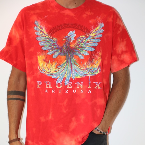 Gildan Other - Red Tie Dye Tee
